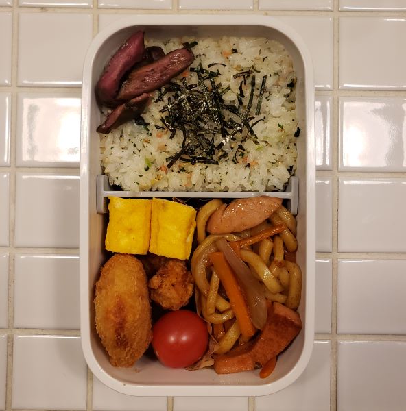 No.160：2024年最後のお弁当（たぶん）｜2024年12月26日｜苦痛な男子高校生弁当日記