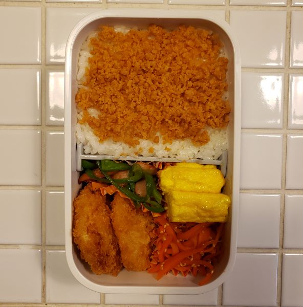 No.310：結局白いままにはできない｜2025年10月30日｜苦痛な男子高校生弁当日記